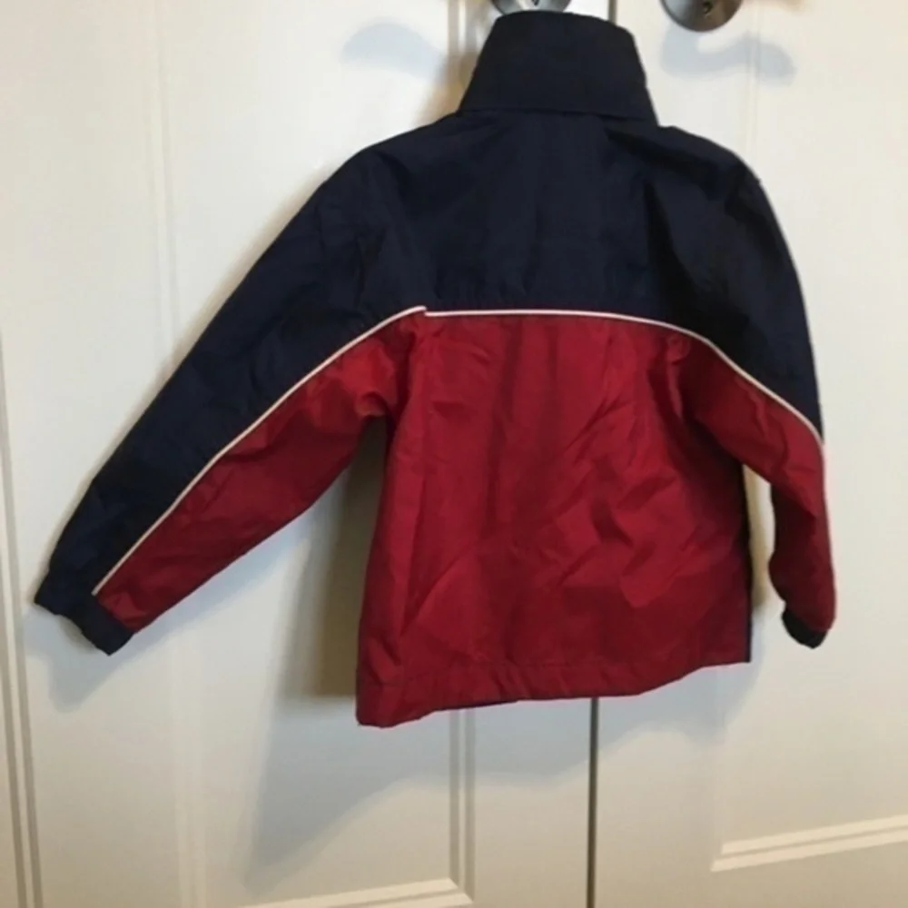 Boys size 3T Osh Kosh navy and red windbreaker